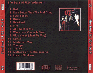 U2 the best of u2 vol2 yakuma sound