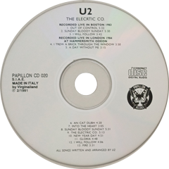 U2 the electric co papillon