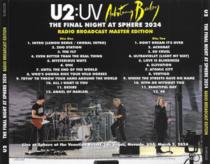 U2 the final night at sphere 2024 radio broadcast