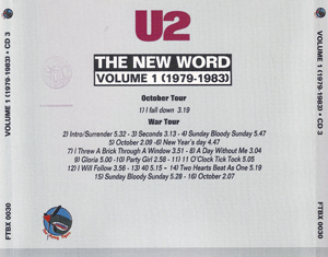 U2 the new word volume 1 1979 1983