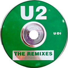 U2 the remixes for DJ promo only