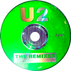 U2 the remixes for DJ promo only