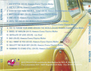 U2 the total thing
