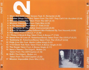 U2 the ultimate 7 & 12 collection part vii
