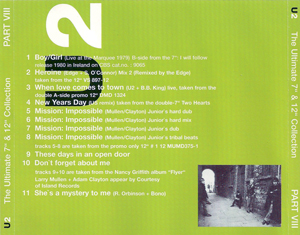 U2 the ultimate 7 & 12 collection part viii