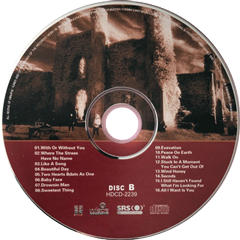 U2 the unforgettable fire china tin