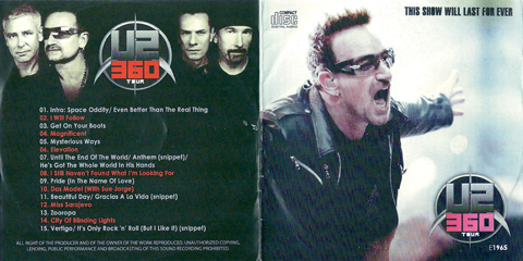 U2 this show will last for ever