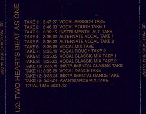 U2 two hearts beat as one out of the studio 1983