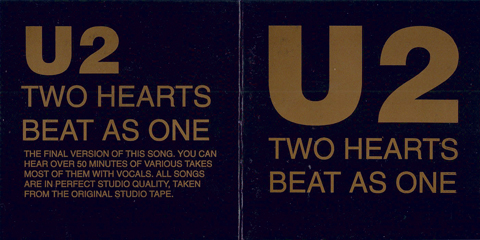U2 two hearts beat as one out of the studio 1983