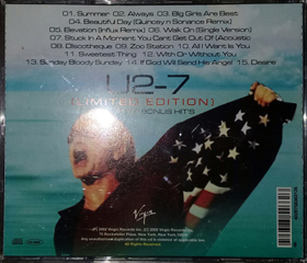 U2 7 bonus hits virgin music