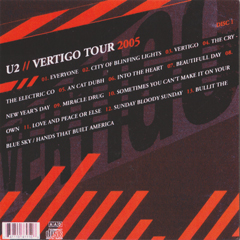U2 vertigo tour san diego 2005 card1