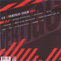 U2 u2 vertigo tour san diego 2005 card2
