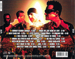 U2 black beat records