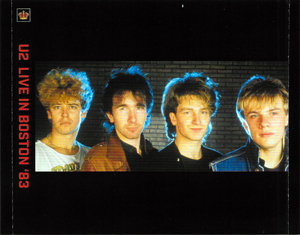 U2 live in boston '83 king street