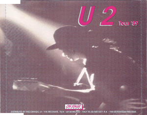 U2 tour 89 running to stand still