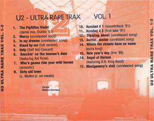 U2 ultra rare trax vol 1 3 vol1