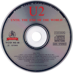 U2 until the end of the world templar