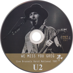 U2 we miss you greg