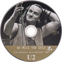 U2 we miss you greg