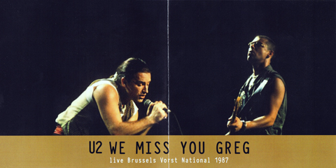 U2 we miss you greg