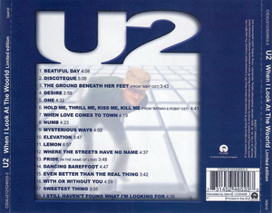 U2 when i look at the woorld