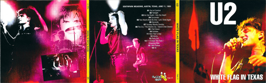 U2 white flag in texas