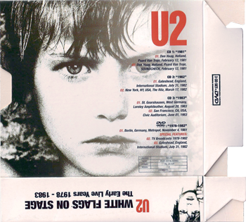 U2 white flags on stage