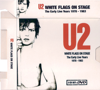 U2 white flags on stage