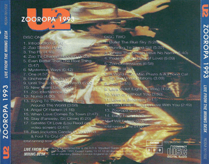 U2 zooropa 1993 live from the mixing desk