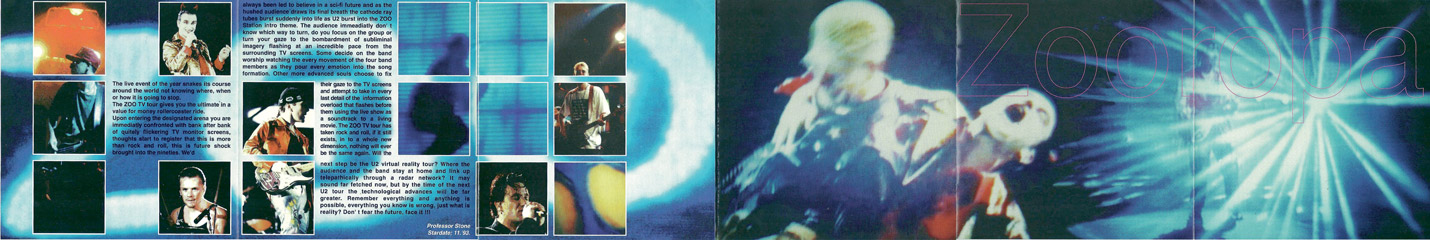 U2 zooropa down under