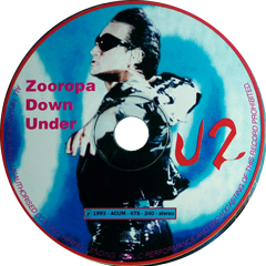U2 zooropa down under kiss the stone