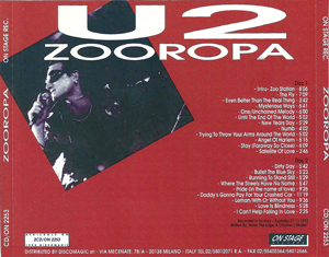 U2 zooropa on stage