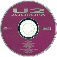 U2 zooropa on stage