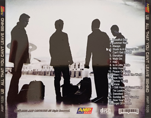 U2 all that you cant leave behind amp