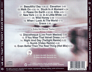 U2 all that you cant leave behind