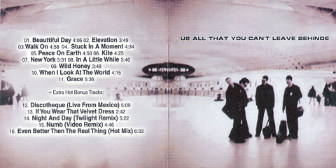 U2 all that you cant leave behind