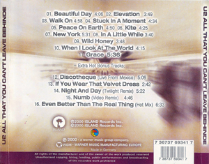 U2 all that you cant leave behind