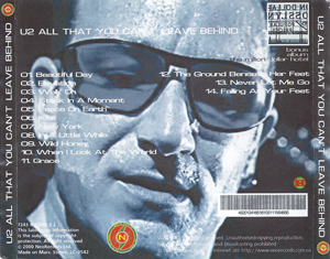 U2 all that you cant leave behind