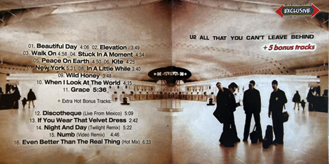U2 all that you cant leave behind