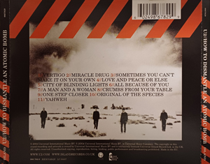 U2 how to dismantle an atomic bomb