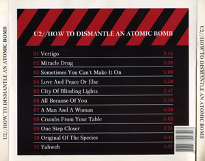 U2 how to dismantle an atomic bomb