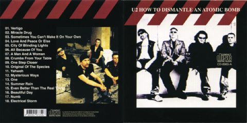 U2 how to dismantle an atomic bomb