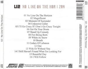 U2 no line on the horizon