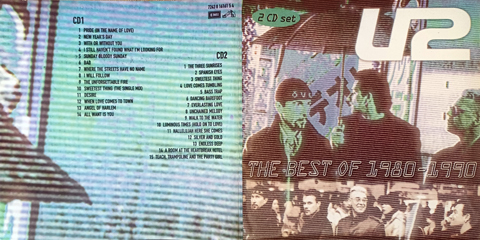 U2 The Best Of 1980-1990 & B-Sides