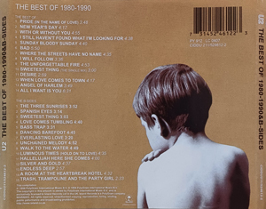 U2 the best of 1980 1990 b sides cat ciddu211 rel2a