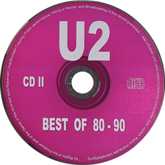 U2 The Best Of 1980-1990 & B-Sides