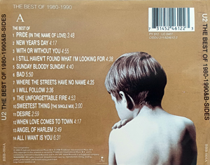 U2 The Best Of 1980-1990 & B-Sides