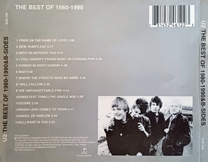 U2 The Best Of 1980-1990 & B-Sides