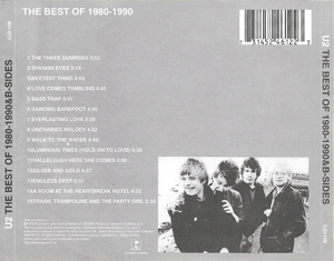 U2 The Best Of 1980-1990 & B-Sides