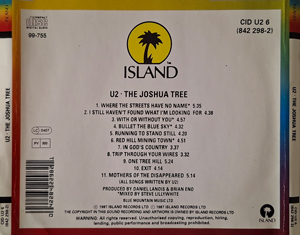 U2 the joshua tree